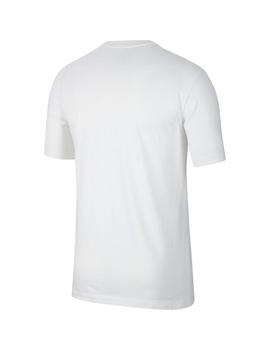 Camiseta Hombre Jordan Air Blanca/Naranja