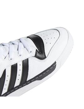 Zapatilla Hombre adidas Rivalry Low Blanca Negra