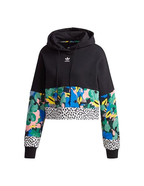 sopa bisonte luego Sudadera Mujer adidas Negra Multicolor