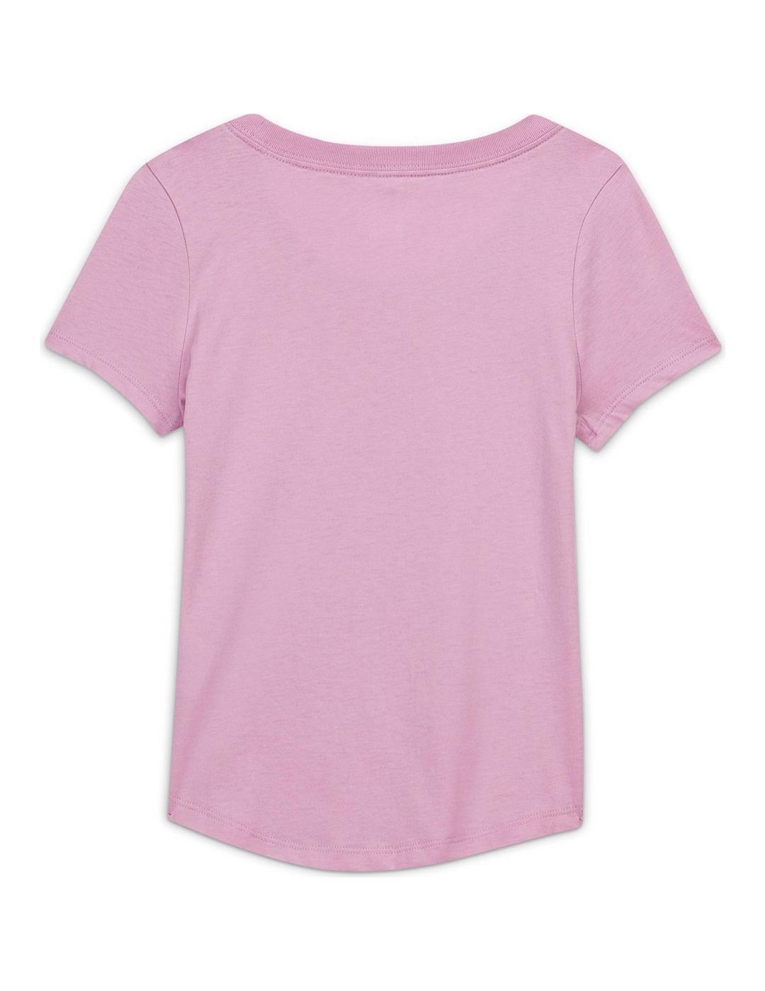 Camiseta Niña Nike School Dfused Floral Rosa