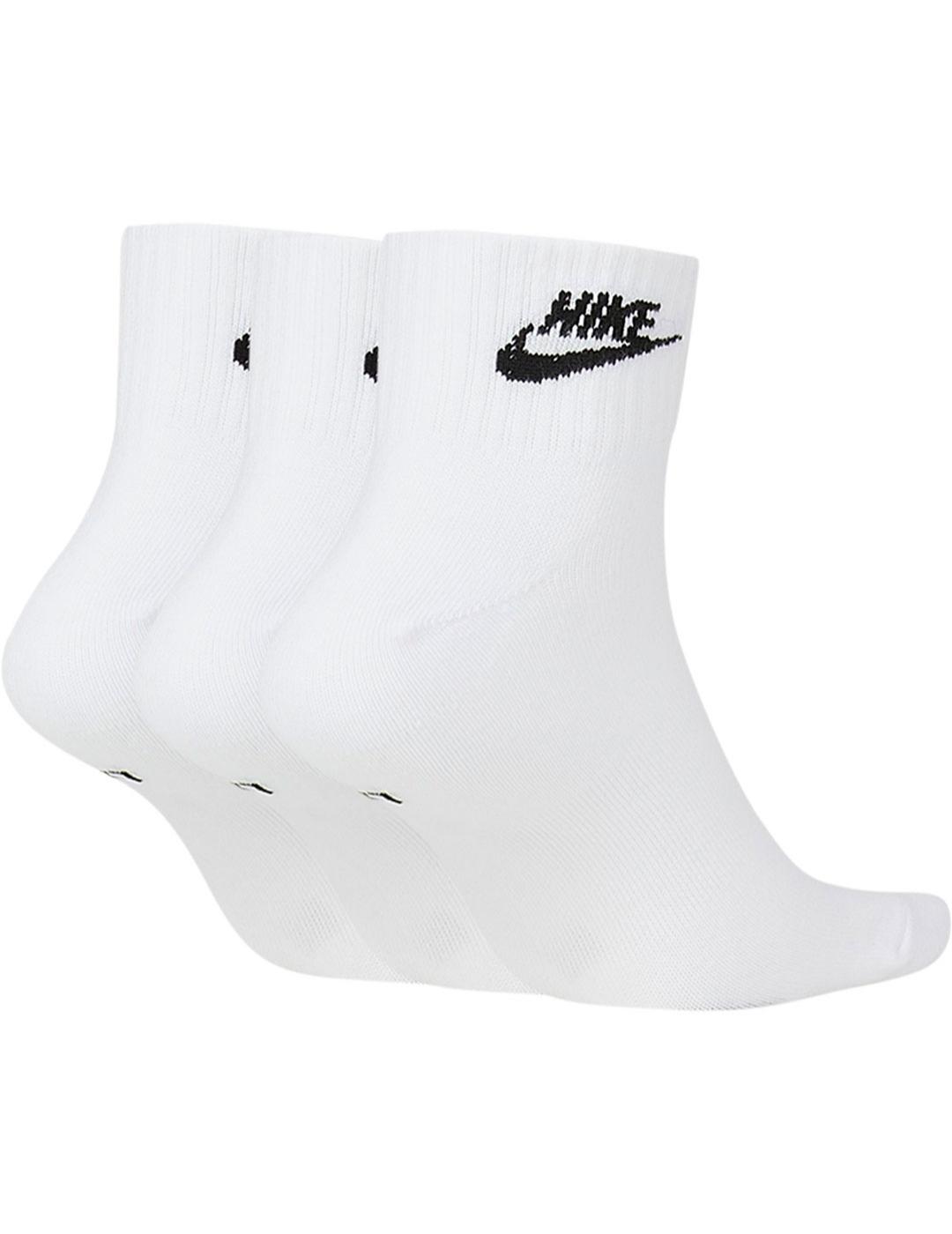Calcetines Unisex Nike Every Essential Blancos