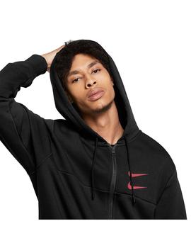 Sudadera Hombre Nike Sportswear Swoosh Negra