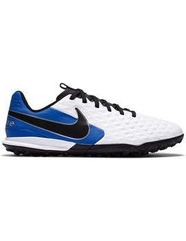 Bota TF Unisex Nike Tiempo Blanco/Negro/Royal