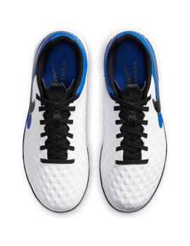 Bota TF Unisex Nike Tiempo Blanco/Negro/Royal