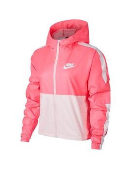 Cortavientos Mujer Nike Nsw Rosa Blanco