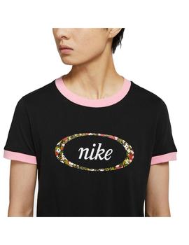 Camiseta Mujer Nike Femme Ringer Negro