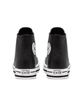 Zapatilla Niña Converse Leather All Star Plataf Ne