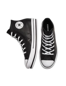 Zapatilla Niña Converse Leather All Star Plataf Ne