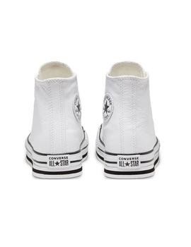 Zapatilla Niña Converse Leather All Star Plataf Bl