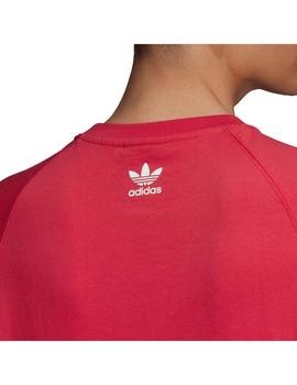 Camiseta Hombre adidas Big Trefoil Out Rosa