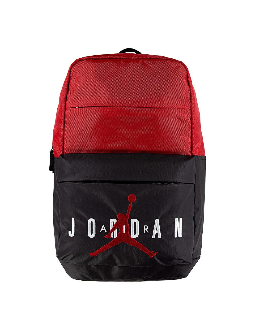 Mochila Unisex Nike Jordan Roja Negra