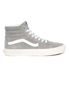 Zapatilla Unisex Vans SK8 Hi Gris