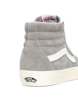 Zapatilla Unisex Vans SK8 Hi Gris