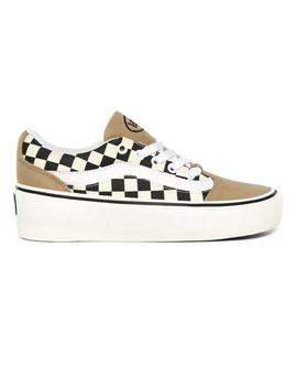 Zapatilla Mujer Vans Shape Ni Cuadros