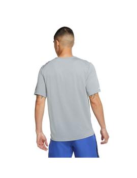 Camiseta Hombre Nike Miler Top Gris