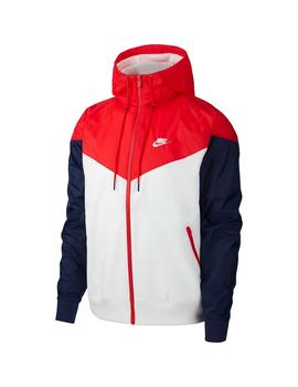 Cortavientos Chico Nike Nsw Roja Blanco