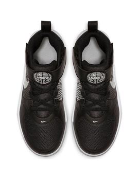 Zapatilla Basket Niño Nike Hustle Negra