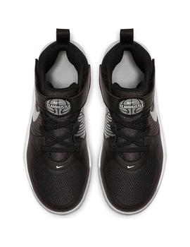 Zapatilla Basket Niño Nike Hustle Negra