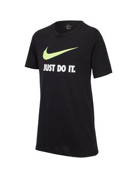 Camiseta Niño Nike Swoosh Negro