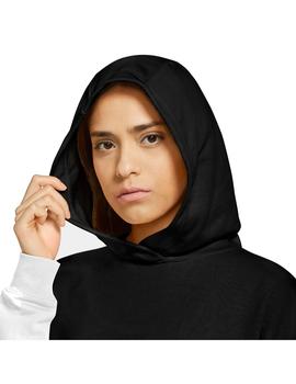 Sudadera Mujer Nike Archive RMX Negro/Blanco