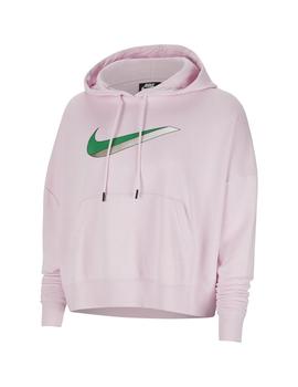 Sudadera Mujer Nike FLC Hoodie Rosa