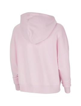 Sudadera Mujer Nike FLC Hoodie Rosa