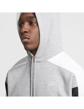 Sudadera Chico Nike PO BB Blanco/Gris