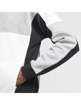 Sudadera Chico Nike PO BB Blanco/Gris