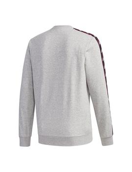 Sudadera Hombre adidas Tape Gris