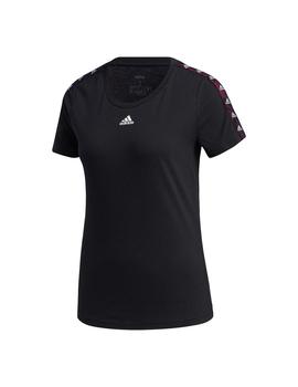 Camiseta Mujer adidas Essentials Tape Negra