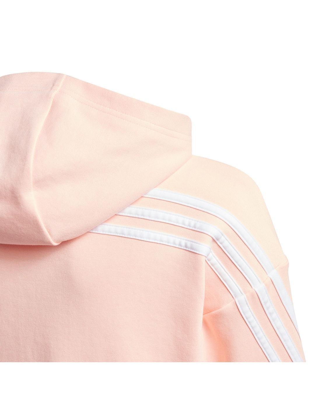 Sudadera Niña adidas 3S Rosa