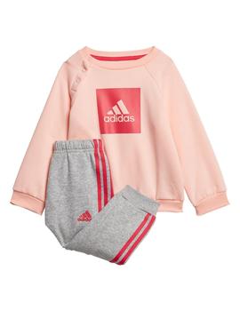 Espectacular Ordenador portátil Abierto Chandal Niña adidas Logo Rosa