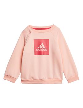 Chandal Niña adidas Logo Rosa