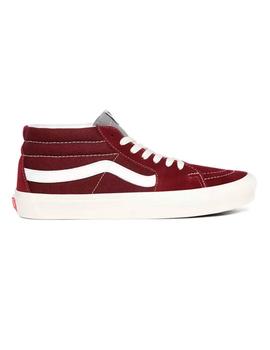 Zapatilla Unisex Vans Sk8-Mid Granate