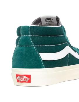 Zapatilla Hombre Vans Sk8-Mid Verde