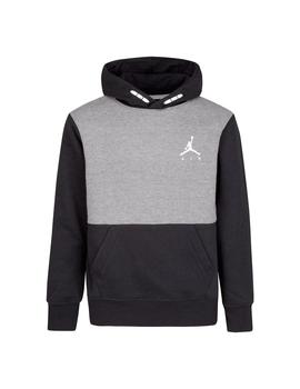 Sudadera Niño Nike Jordan Negra Gris