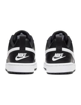 Zapatilla Niño Nike Court Borough Negra