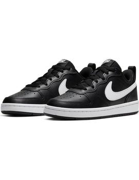 Zapatilla Niño Nike Court Borough Negra