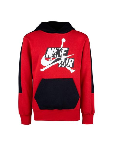 Sudadera Niño Nike Roja Negra