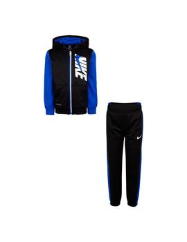 Chandal Niño Nike Colorblock Royal Negro