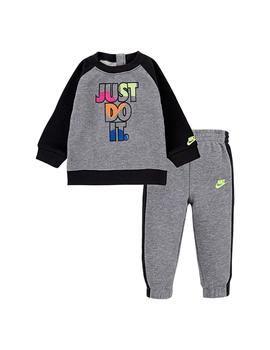 Chandal Niño Nike Fleece Gris Negro