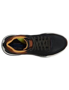 Zapatilla Hombre Skechers Benago Negro