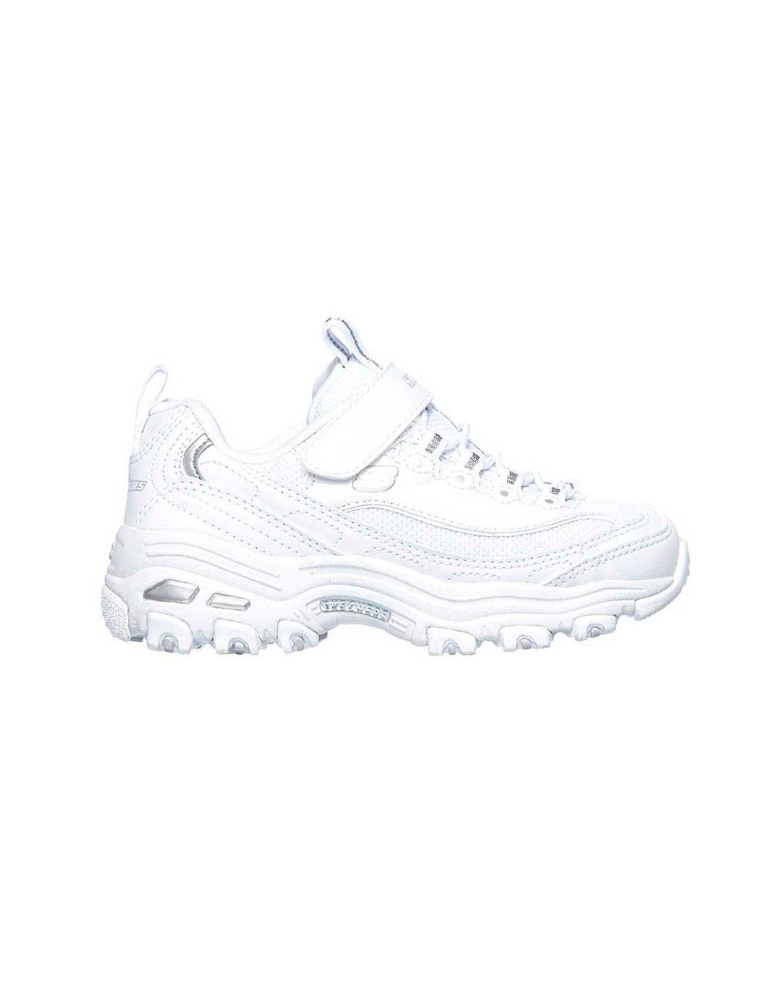 Zapatilla Niña Skechers D´Lites Blanca