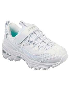 Zapatilla Niña Skechers D´Lites Blanca