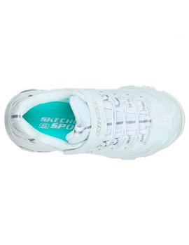 Momento imán cualquier cosa Zapatilla Niña Skechers D´Lites Blanca