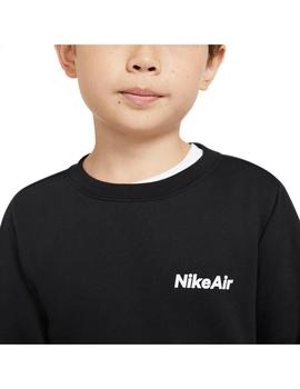 Sudadera Niño Nike Air Negra