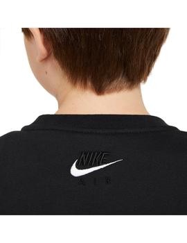 Sudadera Niño Nike Air Negra