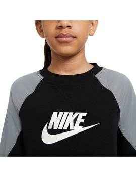 Sudadera Niño Nike Mixed Negra