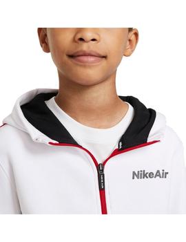 Sudaderas Niño Nike Hoodie Blanca Roja