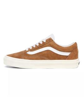 Zapatilla Mujer Vans Old Skool Pig Suede Marron